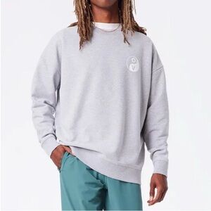 NWT OUTDOOR VOICES Move Your Body Sweatshirt‎ In Heather Grey